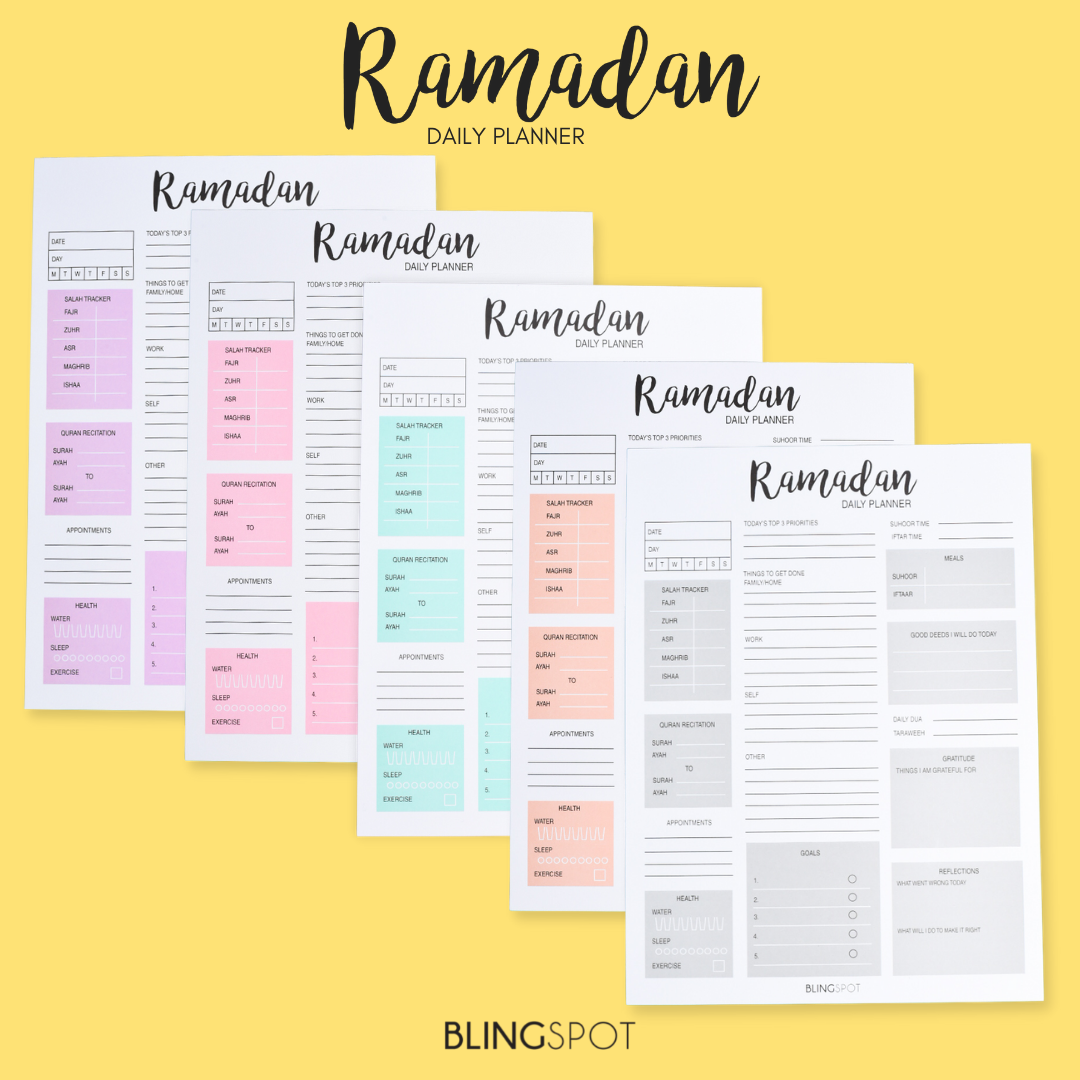 Ramadan Daily Planner - Notepad