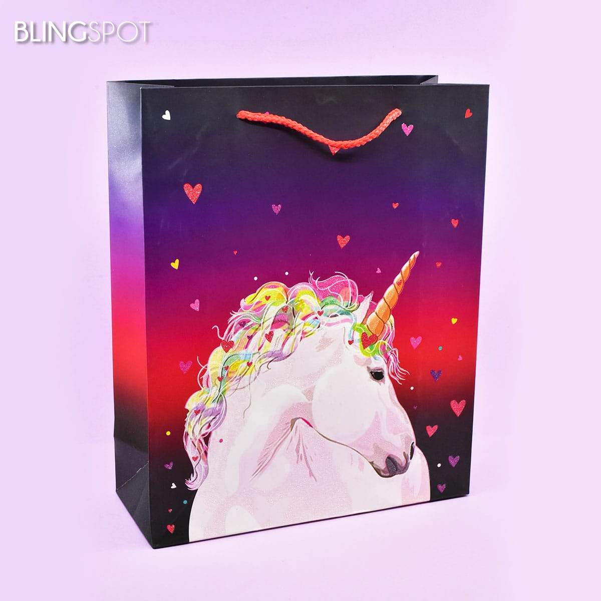 Rainbow Unicorn Foil Gift Bag 
