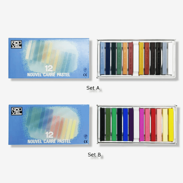 Sakura Set Of 12 Nouvel Carre - Pastels