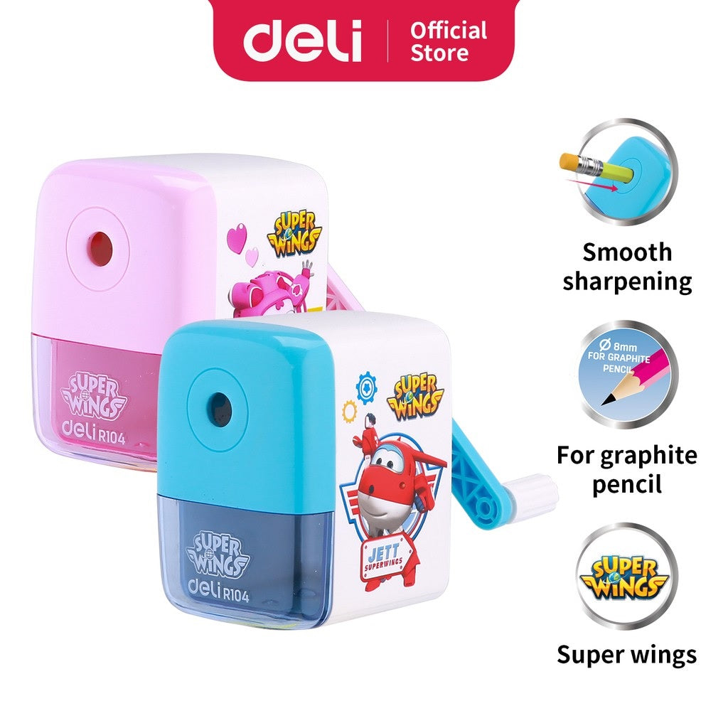 Deli Super Wings Rotary Pencil - Sharpener