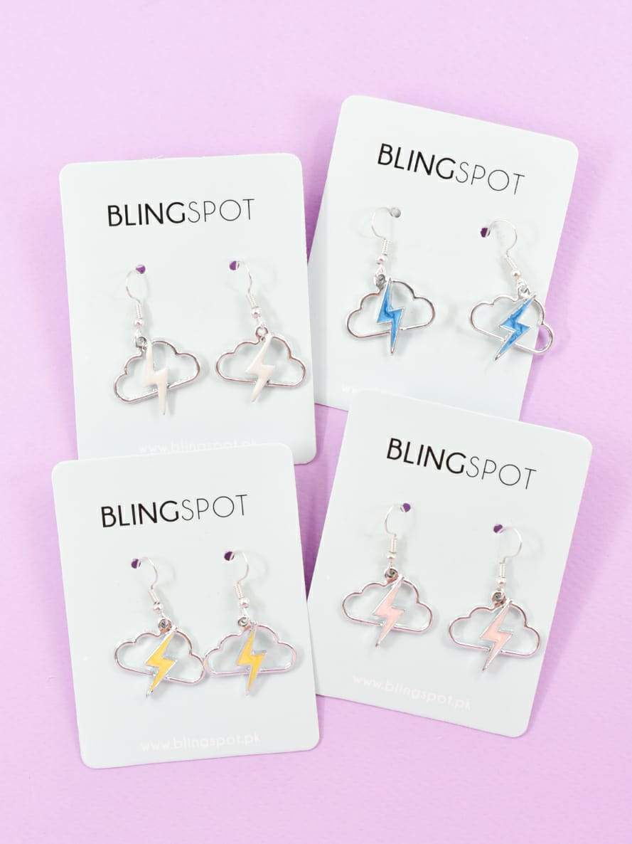 Silver Lightning - Earrings 