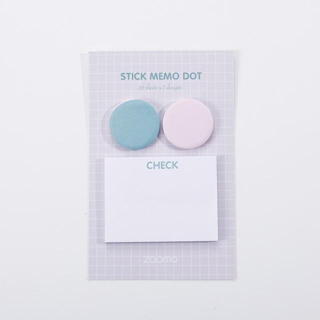 Stick Memo Dot  Sticky Notes 