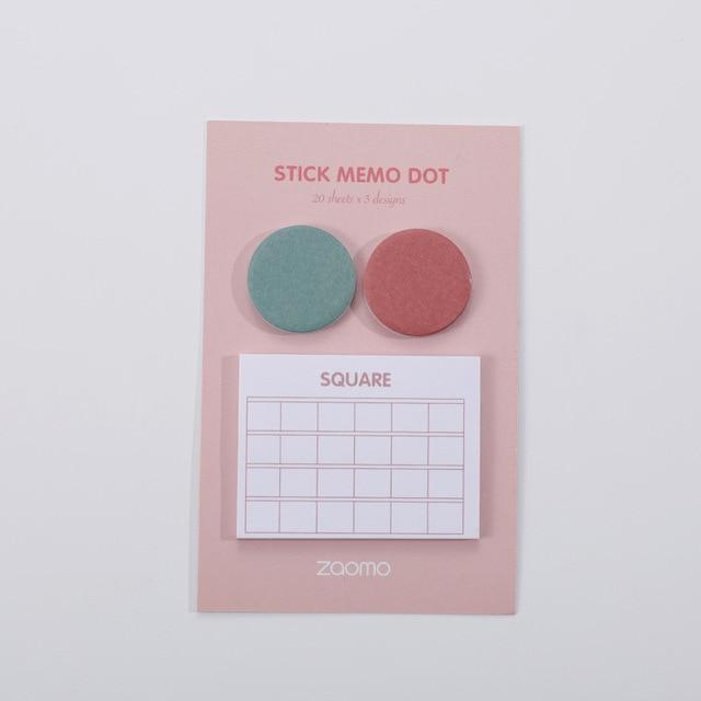 Stick Memo Dot  Sticky Notes 