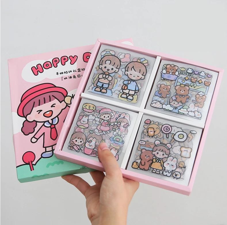 Kawaii Girl Sticker Set Style 1