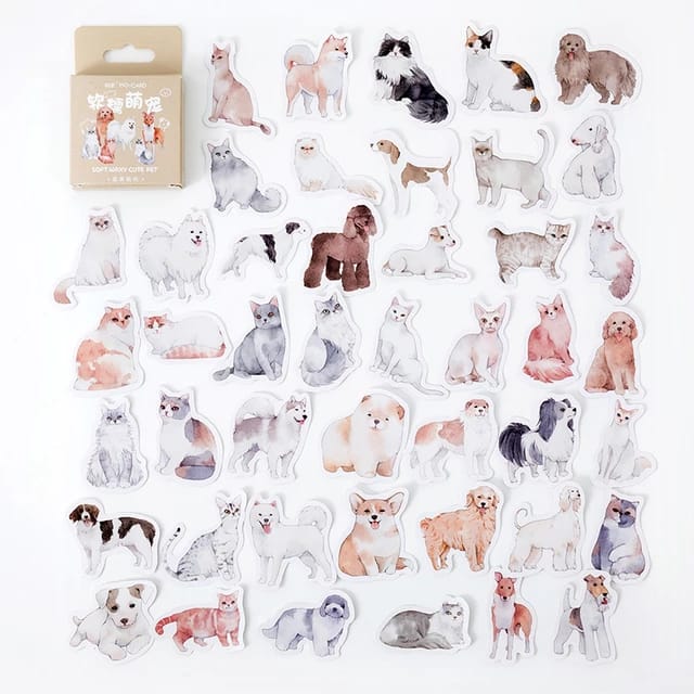 Soft Waxy Cute Pet - Sticker