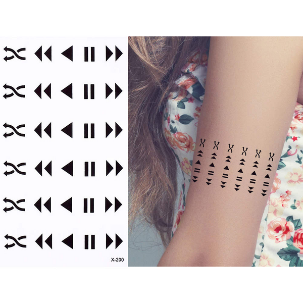 Style 9 - Temporary Tattoo