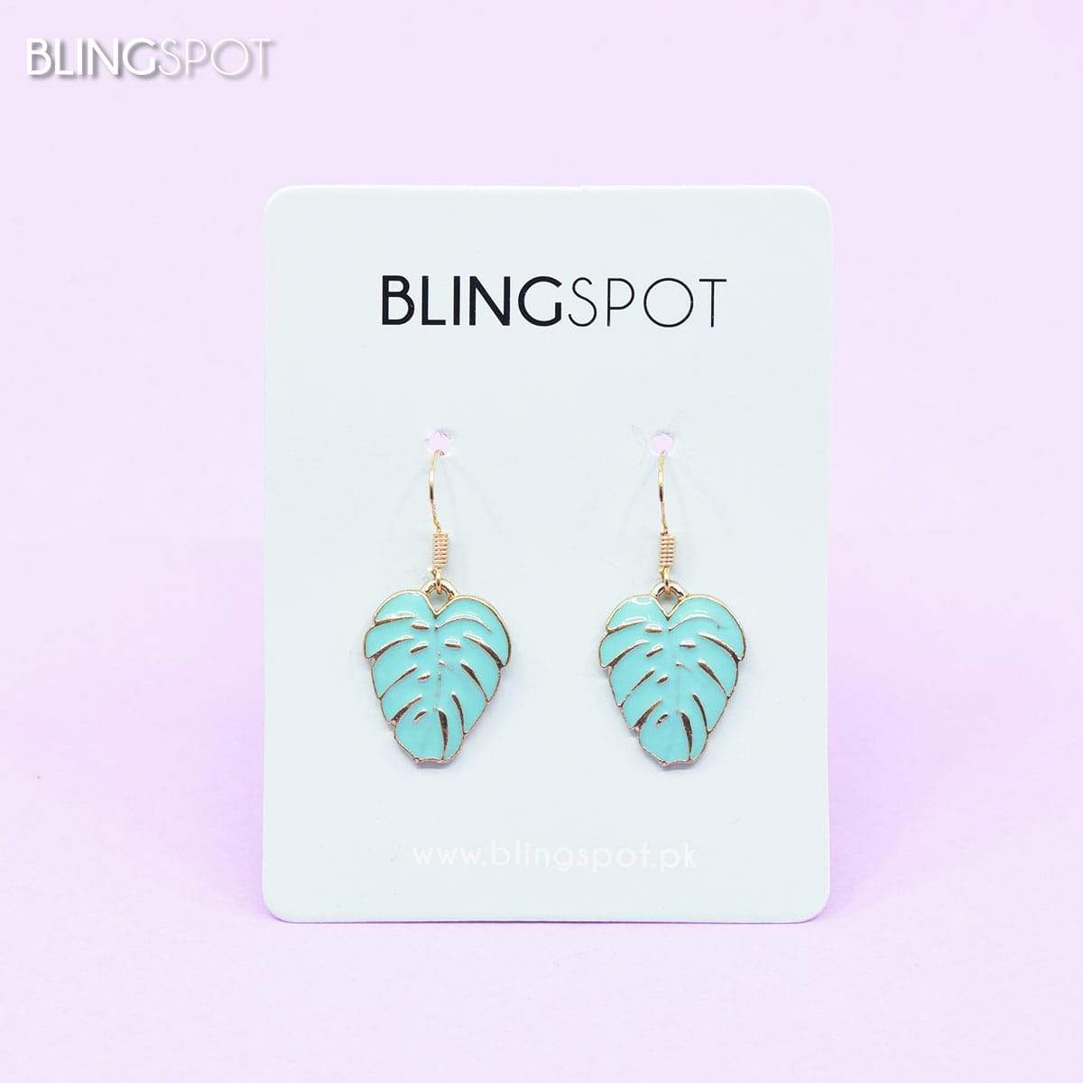 Tropical Leaf  - Earrings 