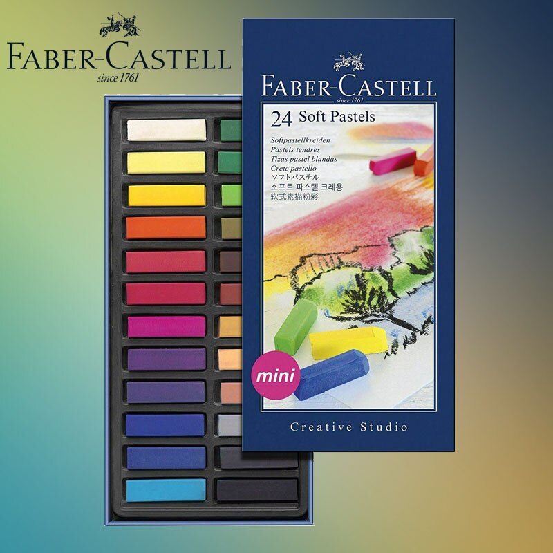 Set of 24 Faber Castell - Soft Pastel