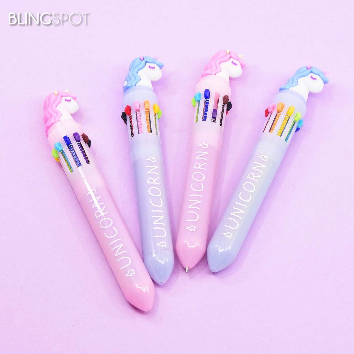 Unicorn 10 in 1 MuIti-Colored Ballpoint Pen 