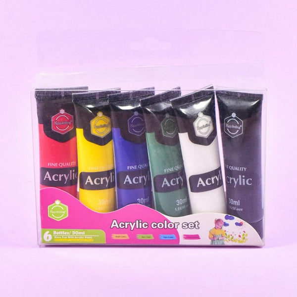 Keep Smiling Art Acrylic Paints Set Of 6