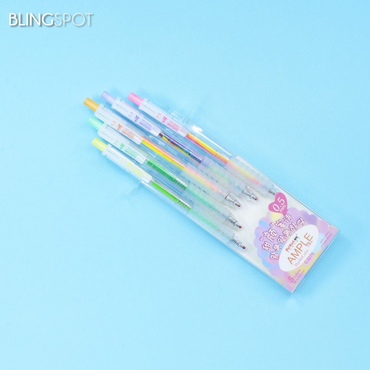 Magical Rainbow Colorful - Ball Pen Set of 5