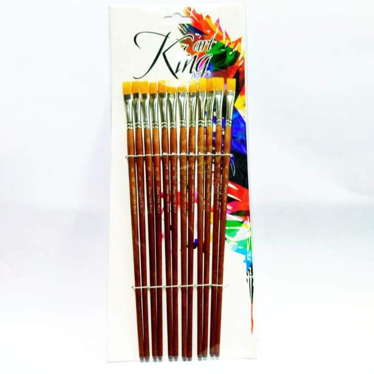 King Art Flat Artist Brush