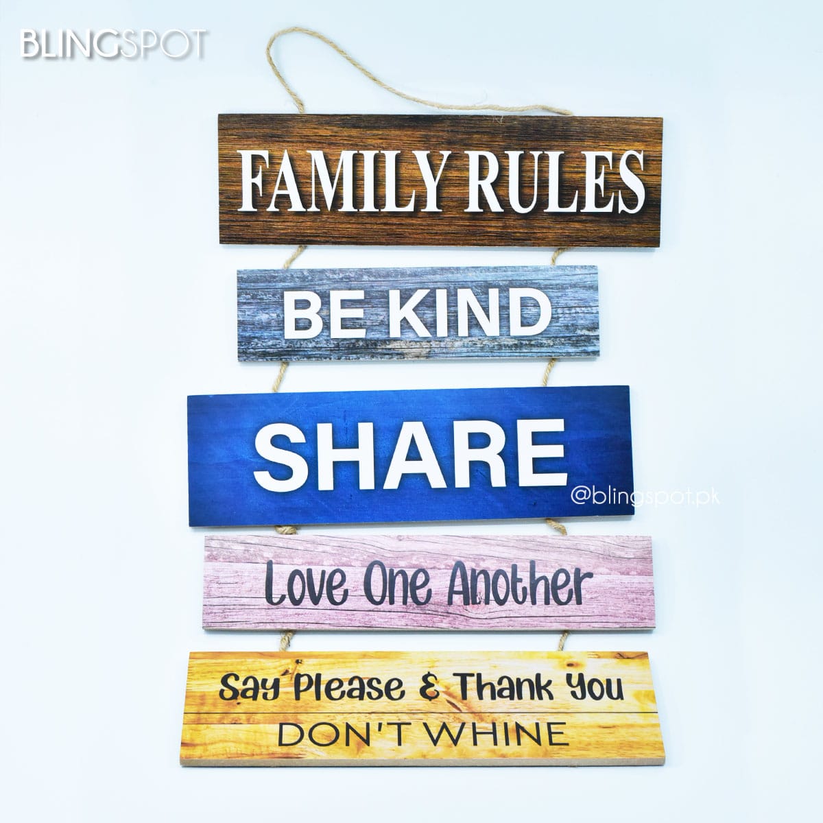 Family Rules - Wall Hanging
