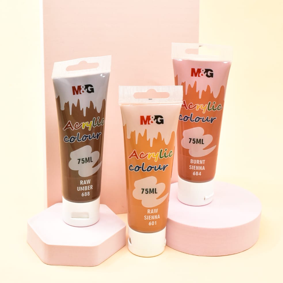M&amp;G Acrylic Paint Brown Shades