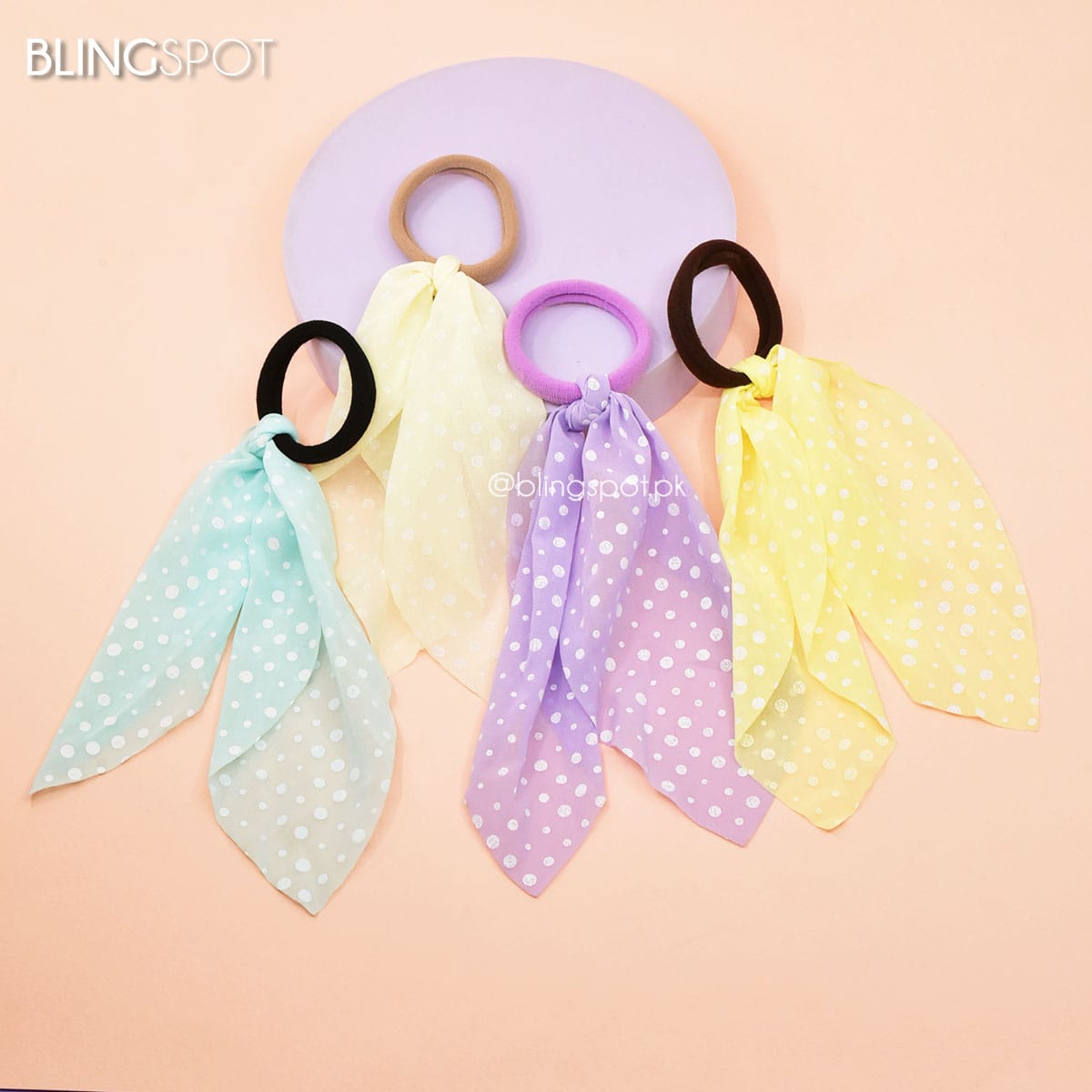 Dangling Bow Style 29 - Hair Tie
