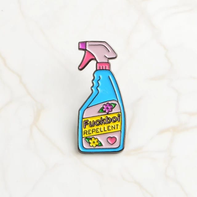 Spray Bottle - Enamel Pin