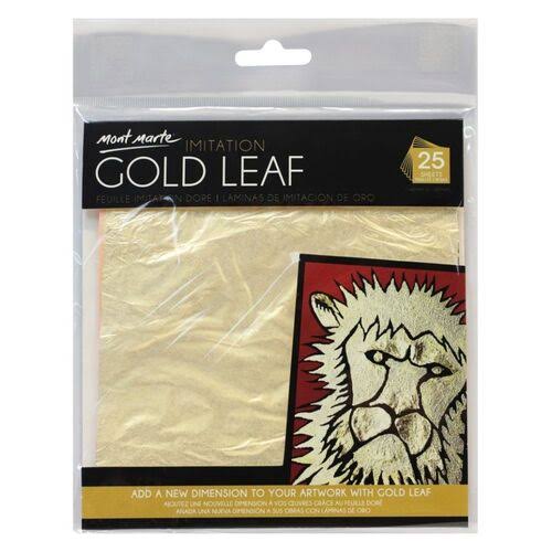 Mont Marte Imitation Gld Leaf