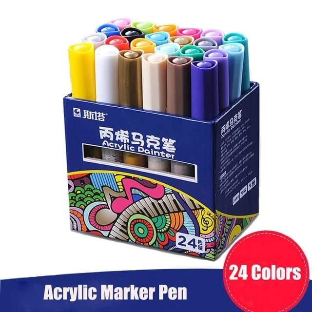 Acrylic Painter Set Of 24