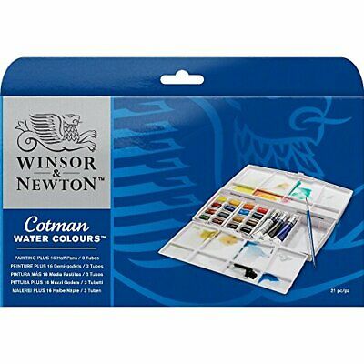 Winsor Newton Cotman Watercolor Set Of 21 Pieces
