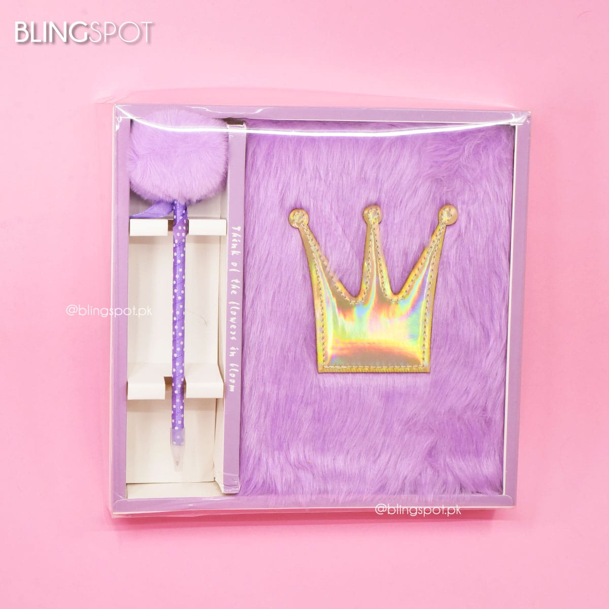 Purple Crown Fluff - Stationery Set