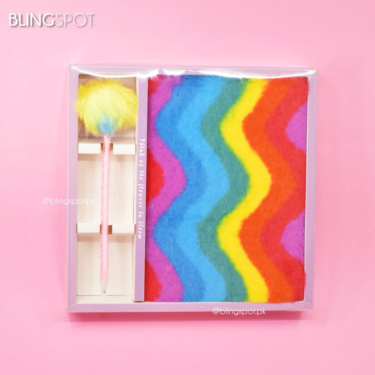 Fluffy Rainbow Waves - Stationery Set