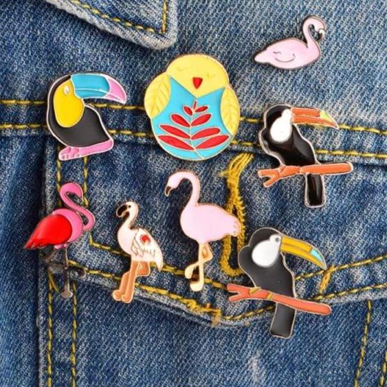 Toucan Bird Enamel Pin