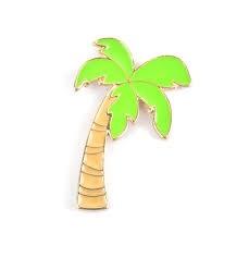 Palm Tree Enamel Pin