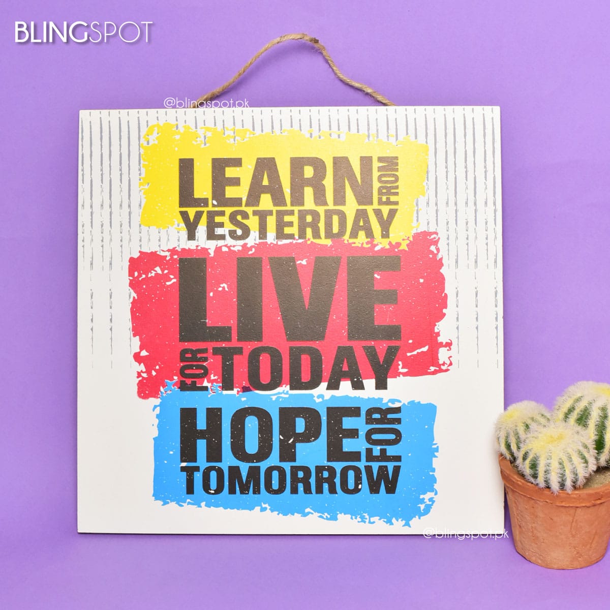 Live For Today ,  - Wall Hanging