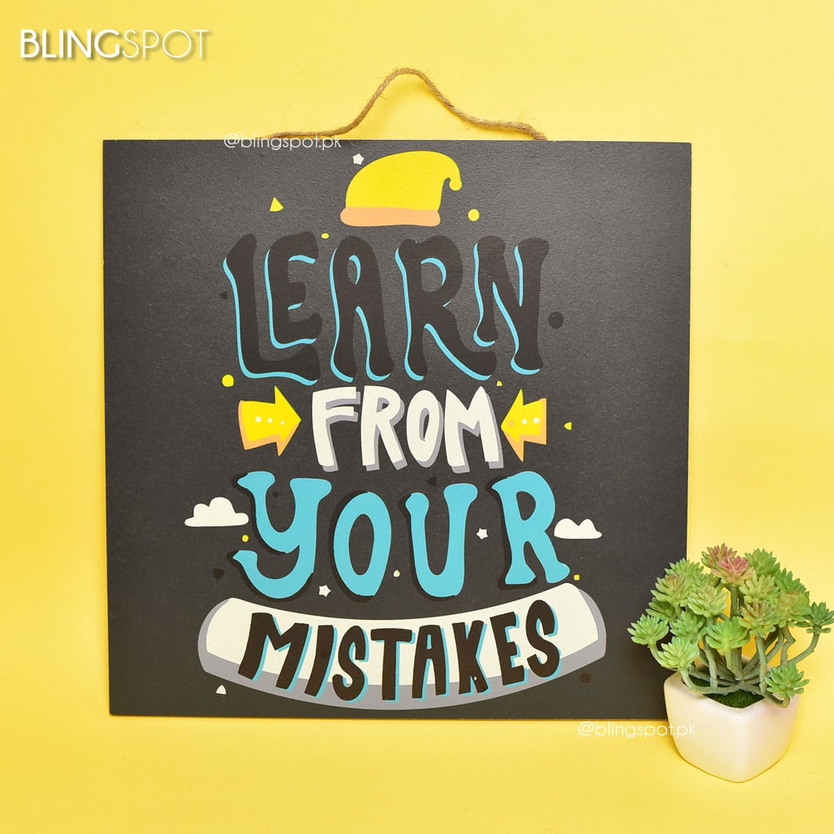 Learn From Your Mistakes  - Wall Hanging