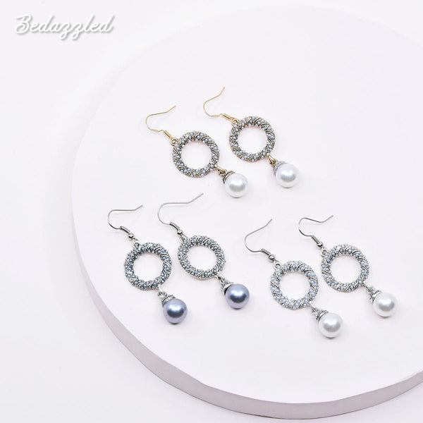 Dazzling Silver - Earring