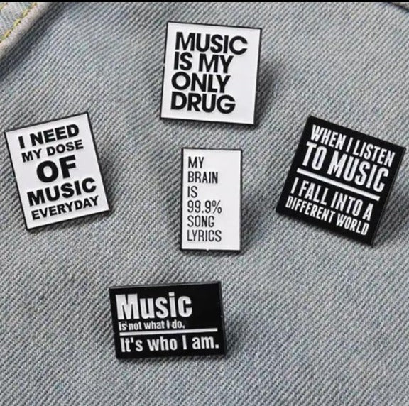 Music Lover  - Enamel Pin