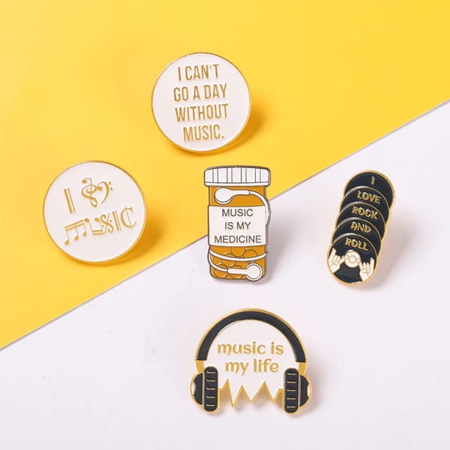 Rock & Roll Music - Enamel Pin