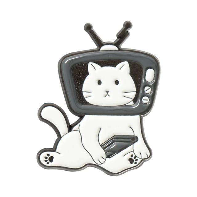 White Cute Animals  - Enamel Pin