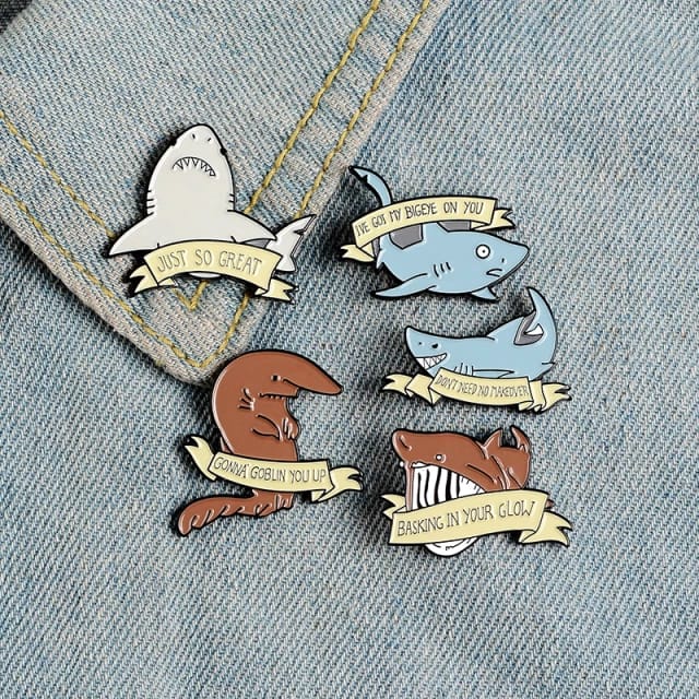 Shark Fish  - Enamel Pin