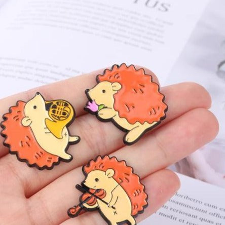 Hedgehogs - Enamel Pin