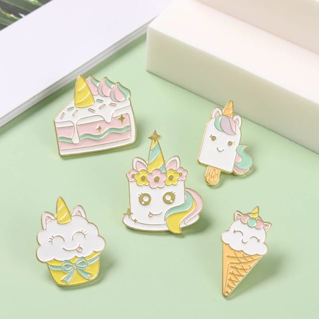 Unicorn Dessert - Enamel Pin