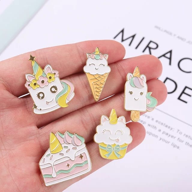 Unicorn Dessert - Enamel Pin