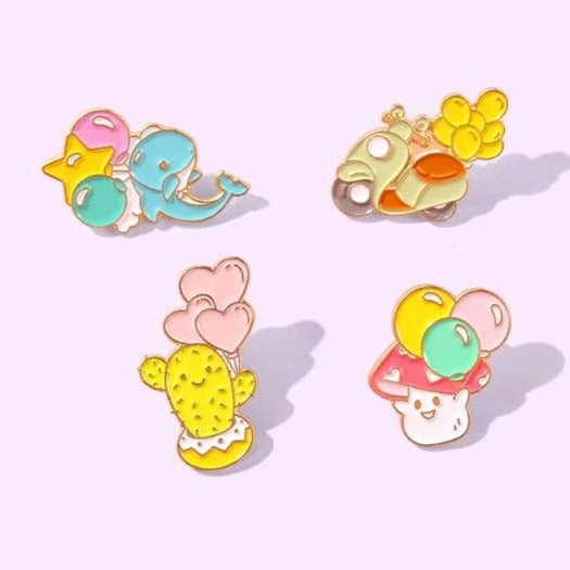 Cute Balloons - Enamel Pin