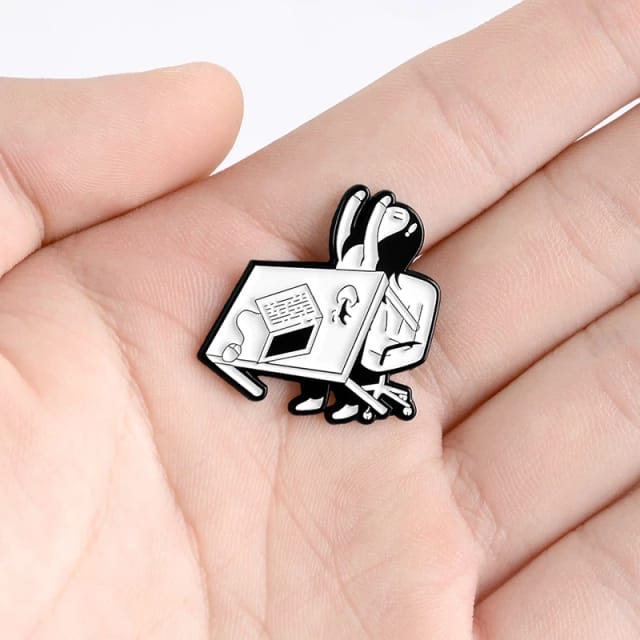 Bored At Work - Enamel Pin