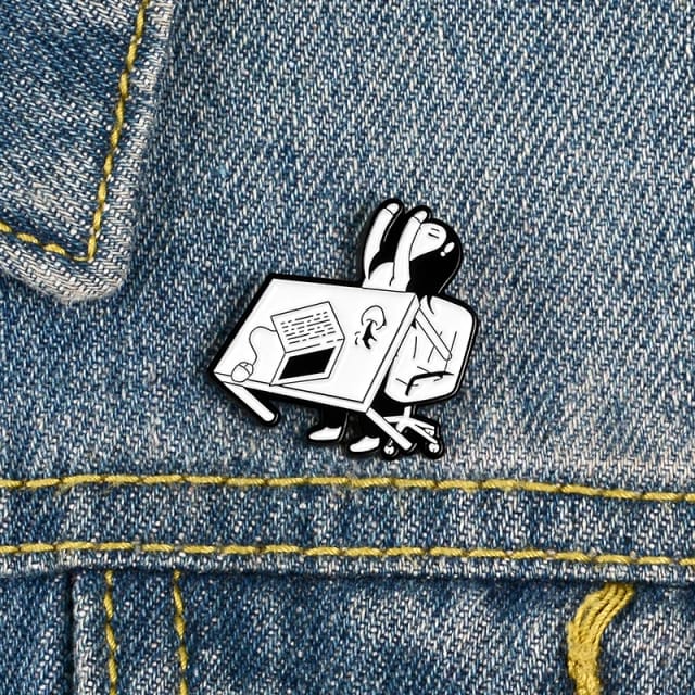 Bored At Work - Enamel Pin