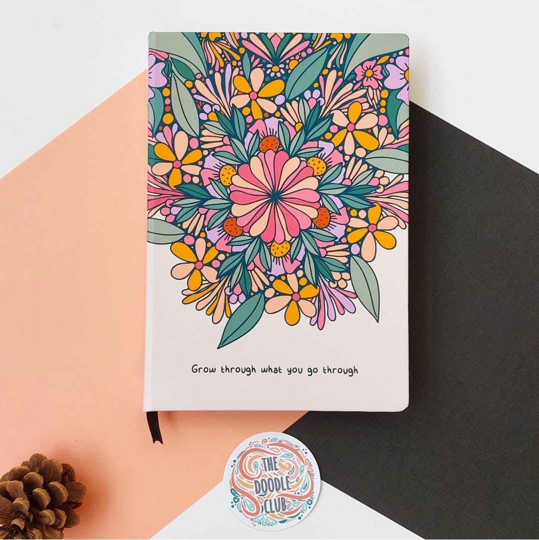 Grow Through Floral  - Journal