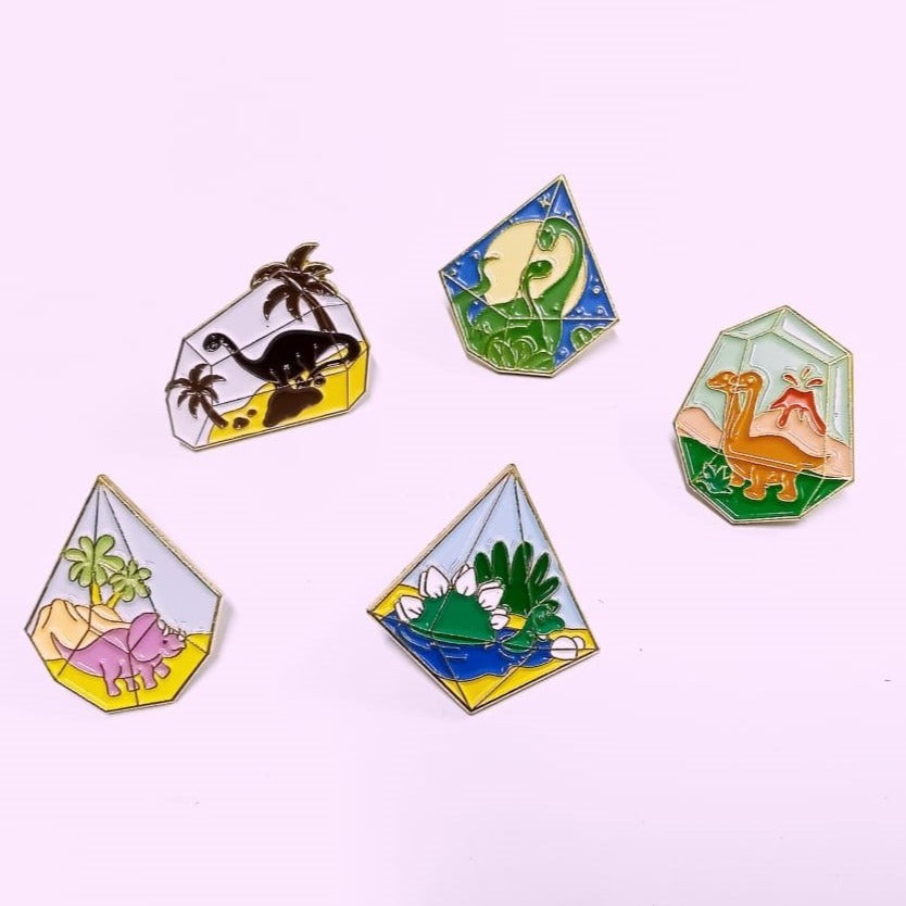 Dino World - Enamel Pin