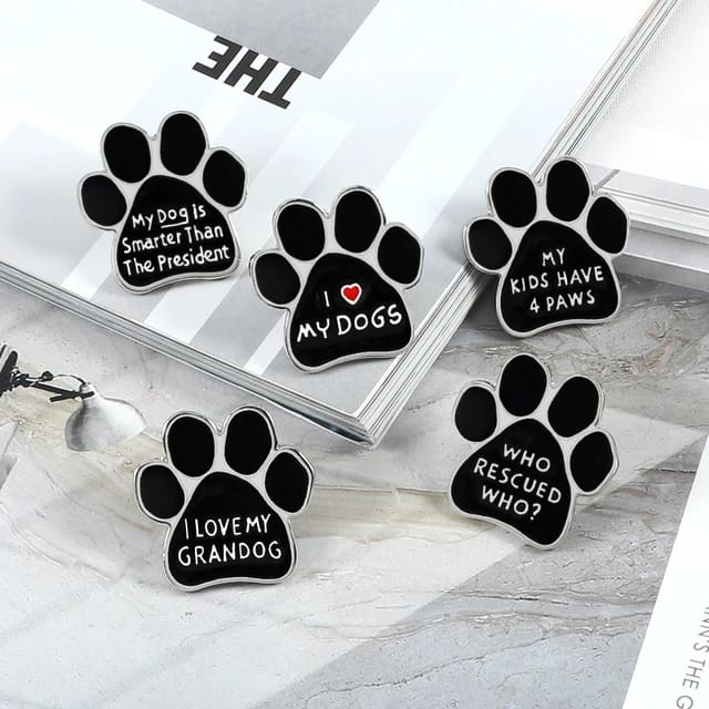 Dog Paw - Enamel Pin