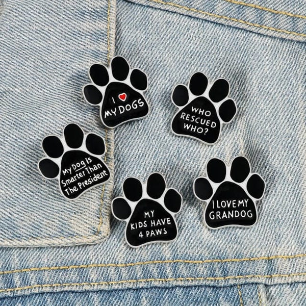 Dog Paw - Enamel Pin