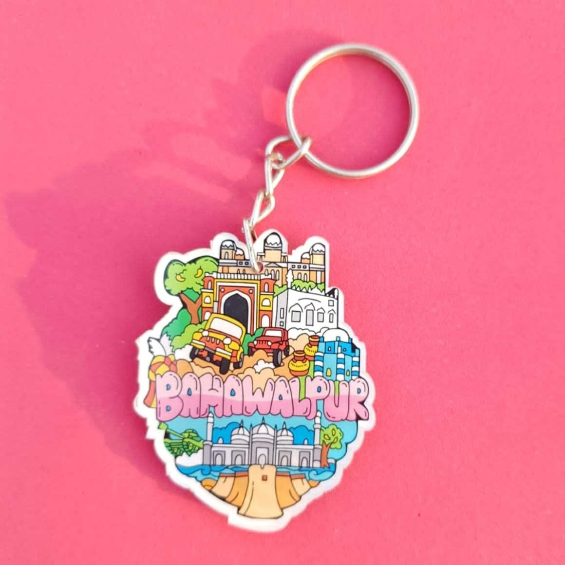 Bahawalpur Acrylic - Key Ring