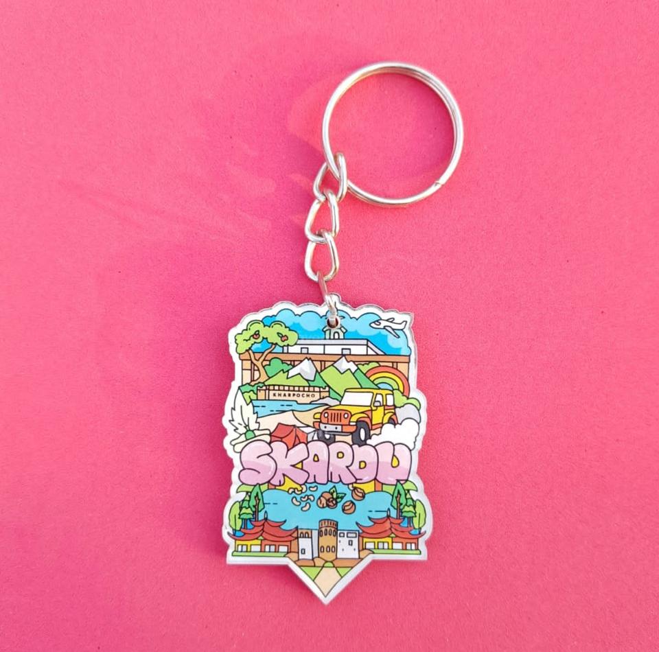 Skardu Acrylic - Key Ring