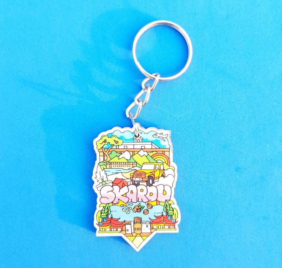 Skardu Acrylic - Key Ring