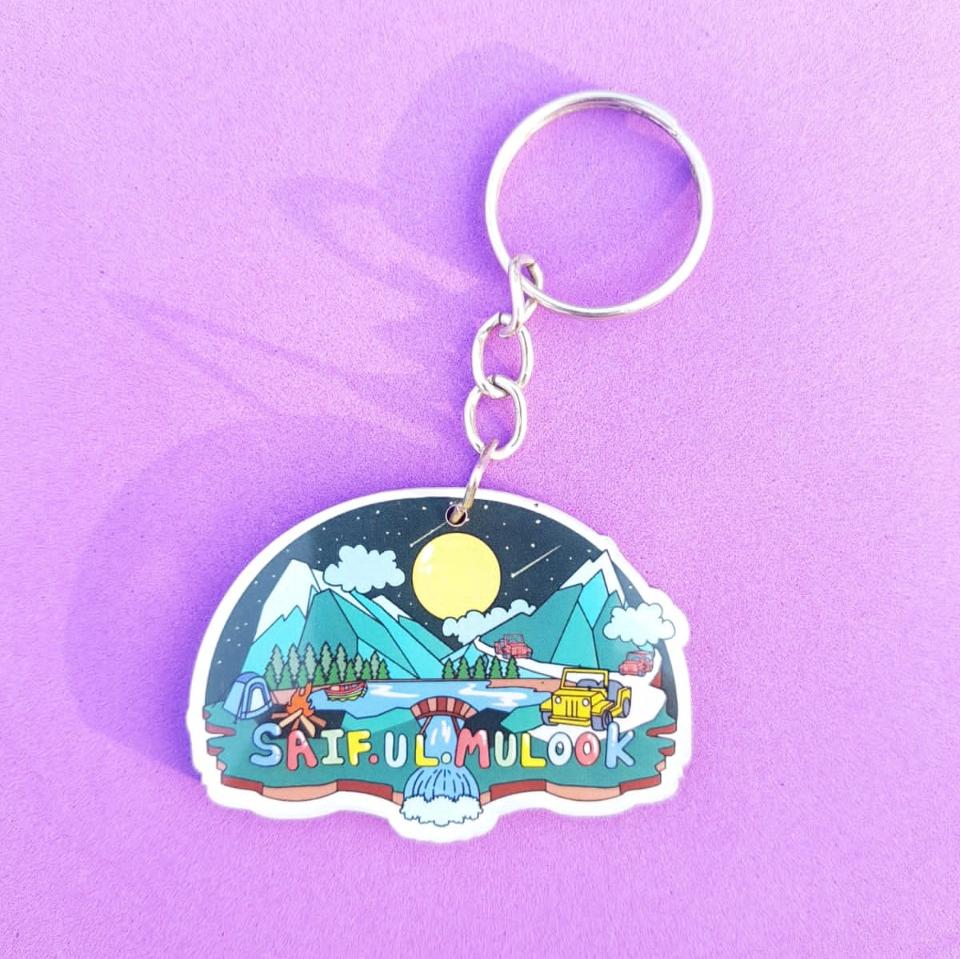 Saif - Ul- Mulook   Acrylic - Key Ring