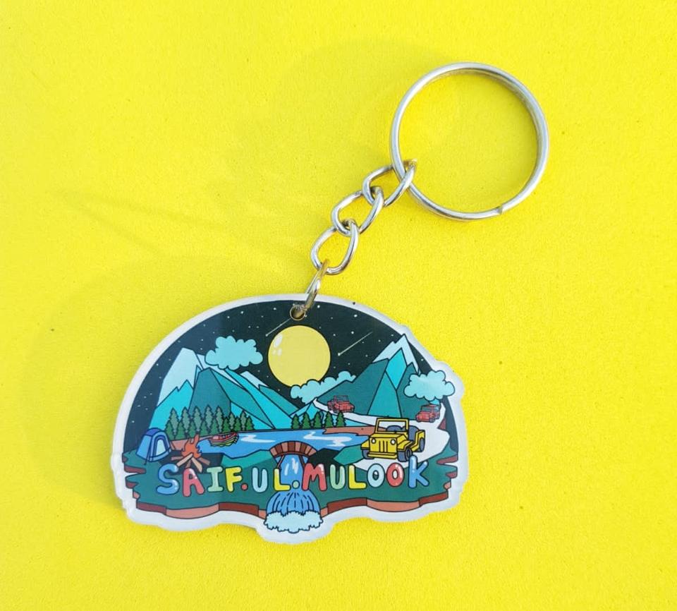 Saif - Ul- Mulook   Acrylic - Key Ring