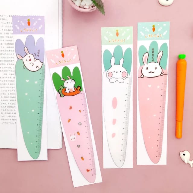 Cute Rabbit Carrot - Magnetic Ruler